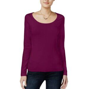 Marc Cain Object of Love magenta long sleeves pullover shirt  size N4